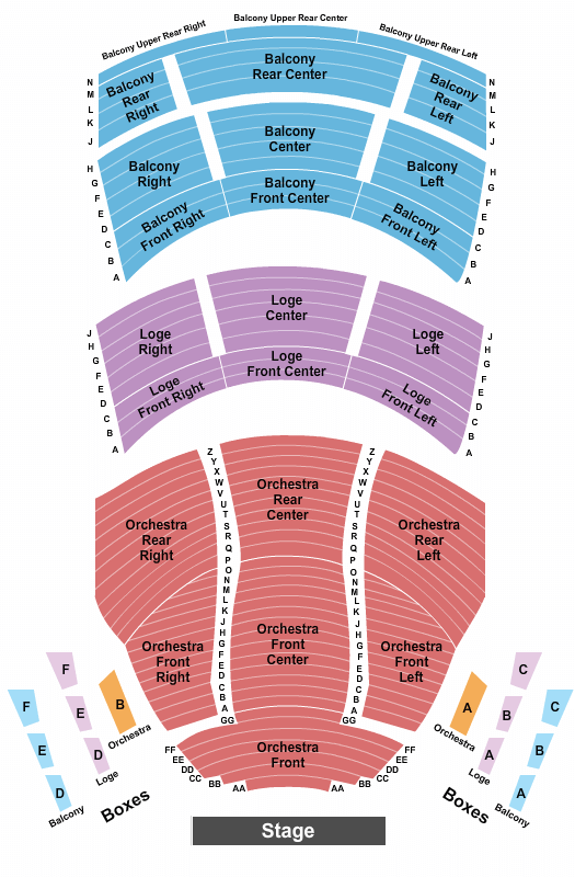Procter & Gamble Hall Cirque Du Soleil Seating Chart